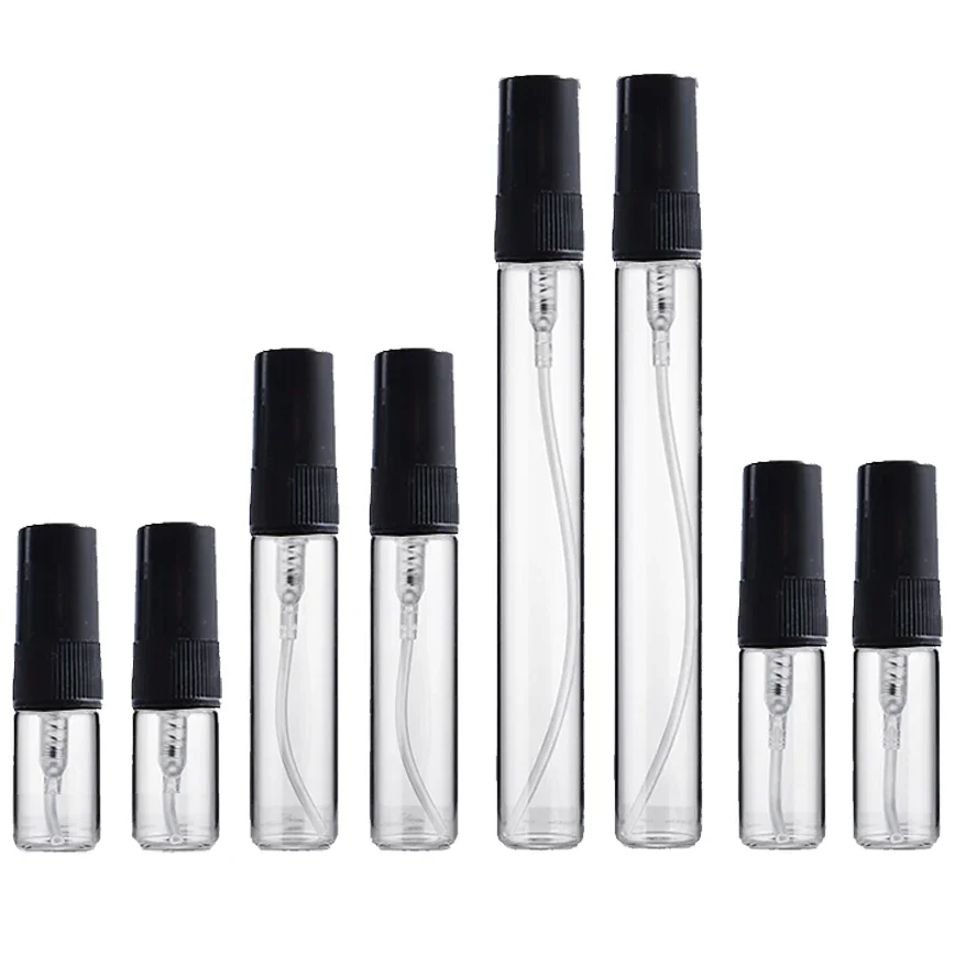 Perfume Fragrance Book - 8/16pcs ขวดน้ําหอมรีฟิลแบบพกพาสเปรย์แก้วขวดคอนเทนเนอร์ Refill Atomizer น้ําหอมขวดเดินทาง