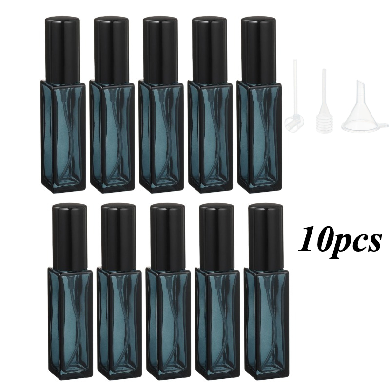 Perfume Fragrance Book - ขวดน้ำหอมแบบพ่น 10 ชิ้น ขวดเปล่าสำหรับเติมน้ำหอม พร้อมอุปกรณ์เสริม 3