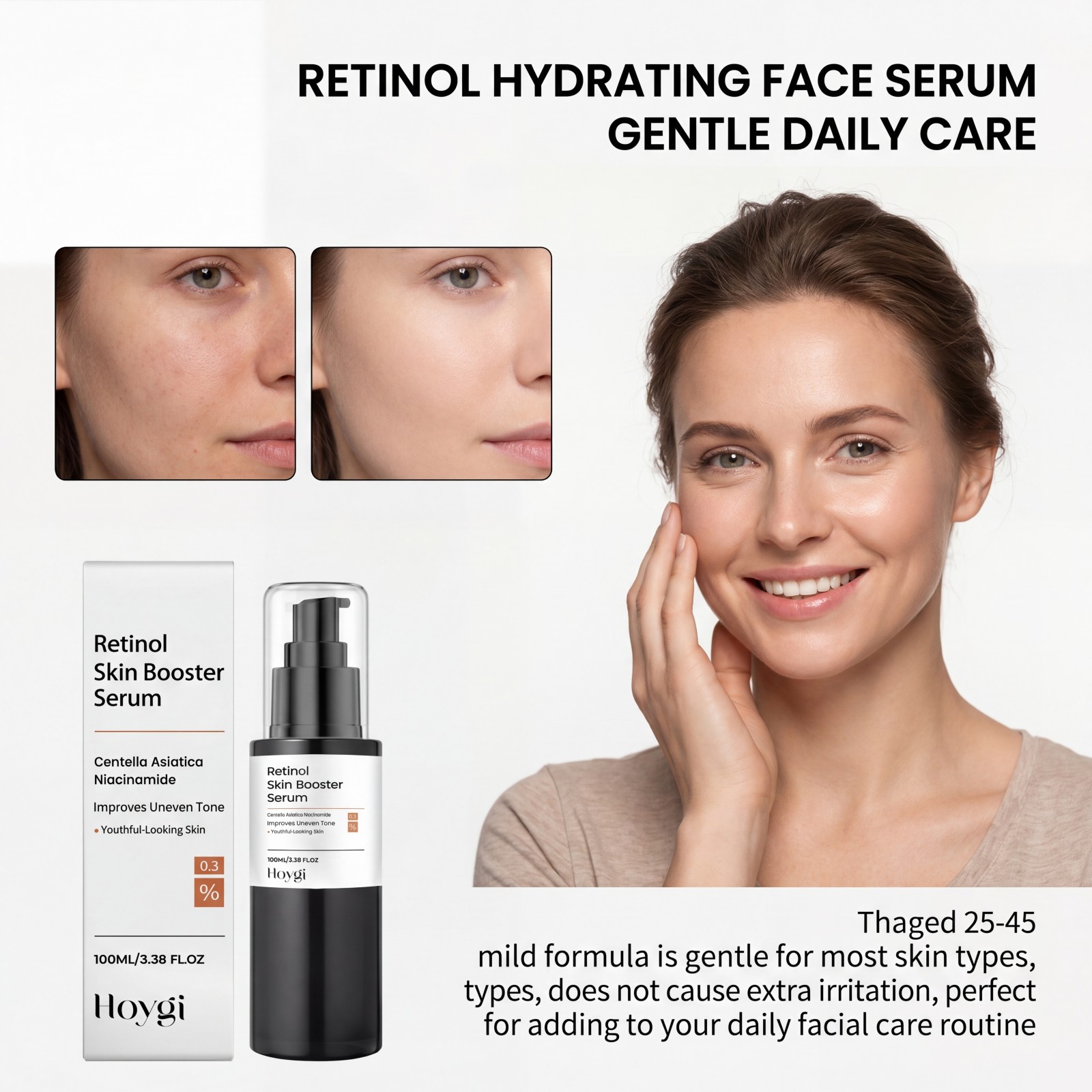 เซรั่มบำรุงผิวเรตินอล 100 มล.  - The Ordinary Serum Hyaluronic Acid บทวิจารณ์และราคา