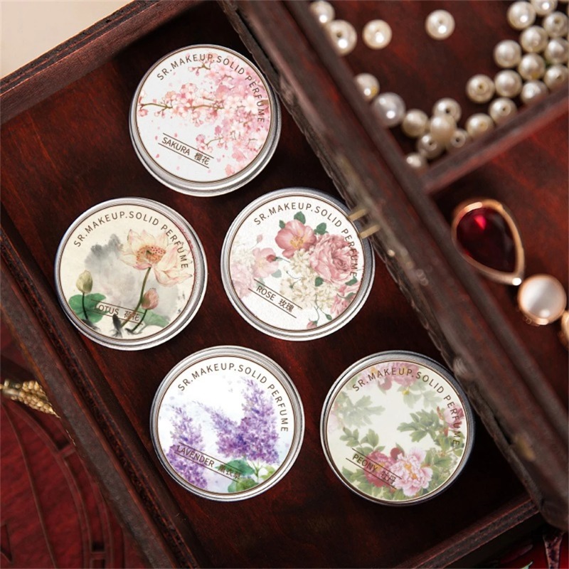 น้ำหอมแบบแข็ง บาล์มแบบแข็งแบบพ - Perfume Fragrance Rose บทวิจารณ์และราคา