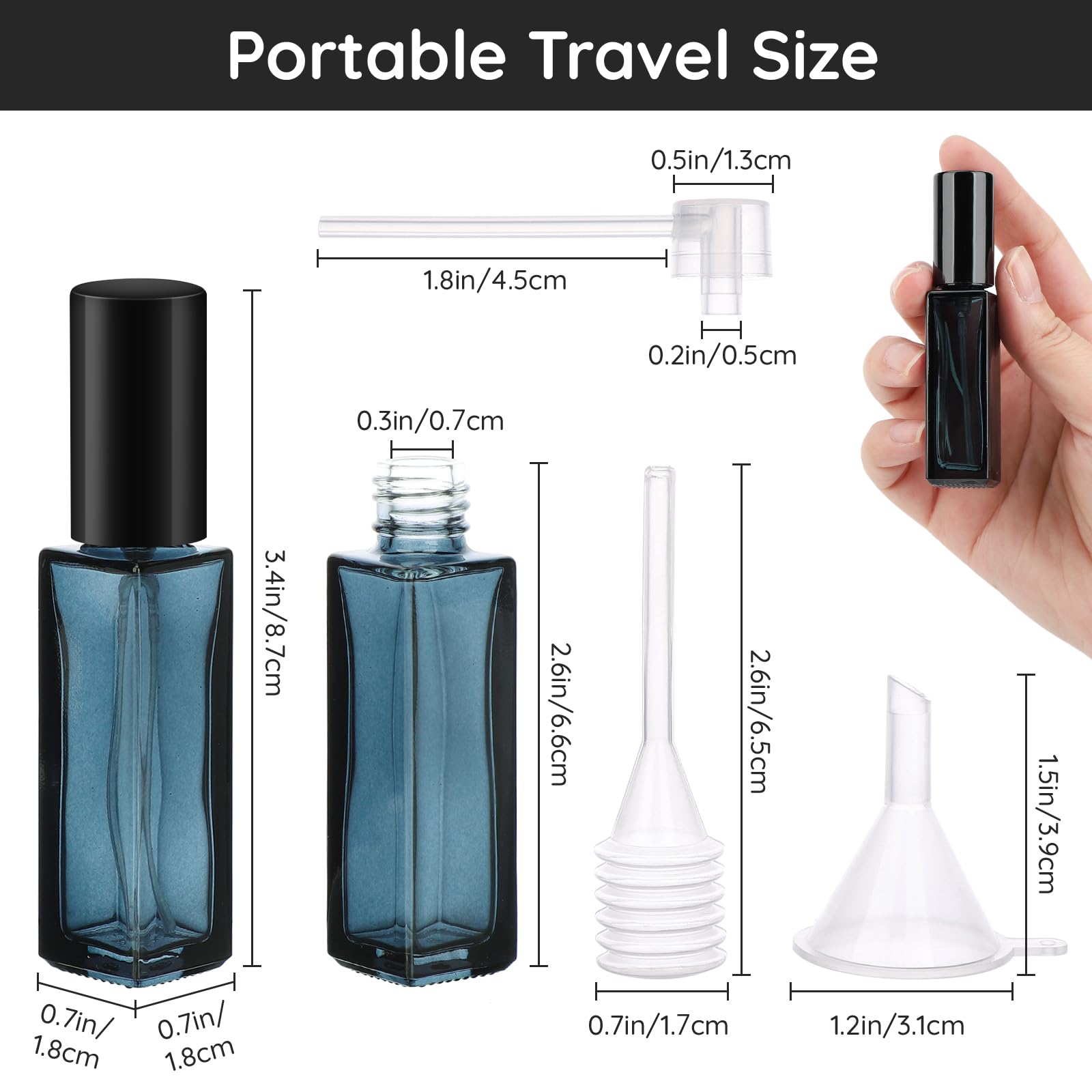 ขวดน้ำหอมแบบพ่น 10 ชิ้น ขวดเปล - Perfume Fragrance Book บทวิจารณ์และราคา