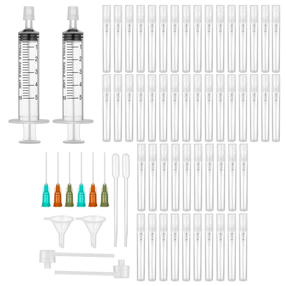 ชุดอุปกรณ์เติมน้ำหอม 64 ชิ้น ข - Perfume Fragrance Kit บทวิจารณ์และราคา