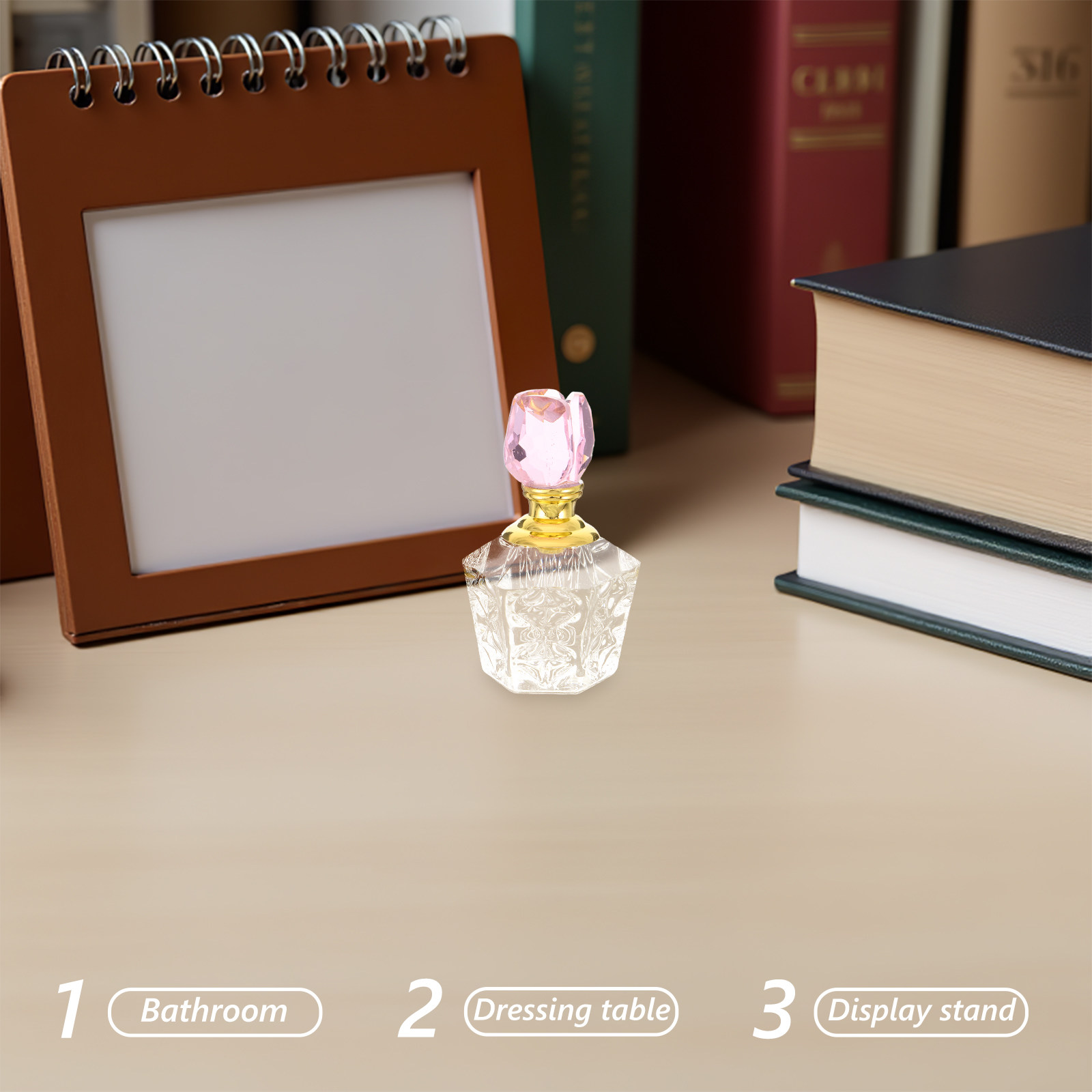 ขวดน้ำหอมคริสตัลแบบเติมได้ ฝาข - Perfume Fragrance Rose บทวิจารณ์และราคา