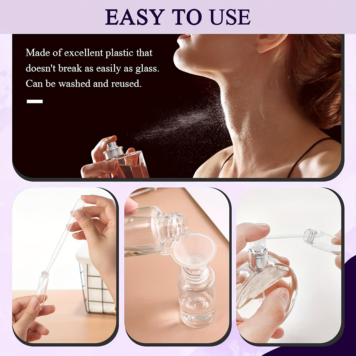 ชุดเติมน้ำหอม 40 ชิ้น: กรวย, ห - Perfume Fragrance Book บทวิจารณ์และราคา