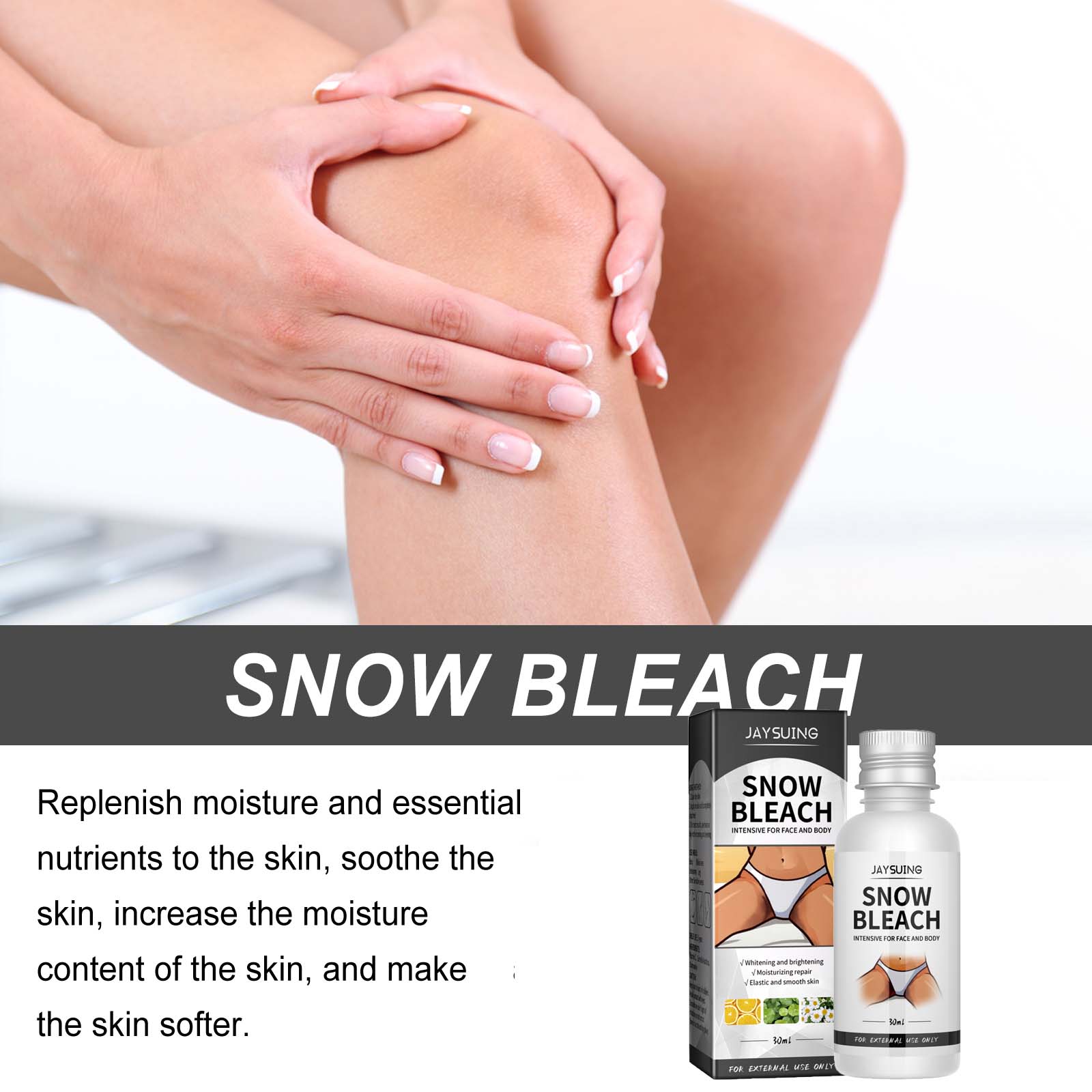 Body Snow Bleach ครีม Nicotina - Perfume Zara บทวิจารณ์และราคา